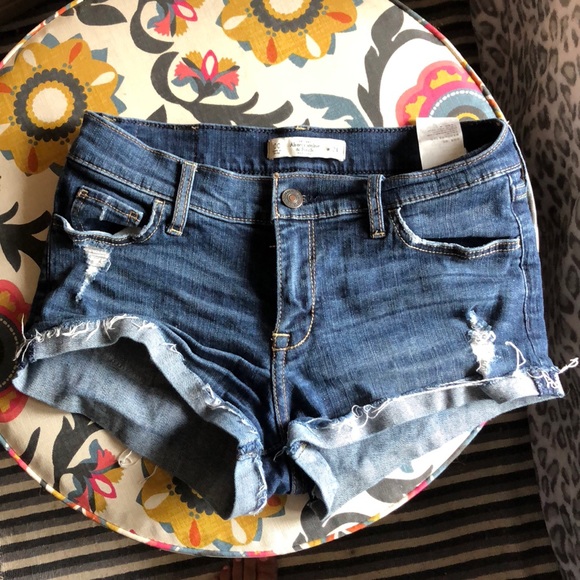 Super stretch Abercrombie jeans shorts - Picture 1 of 2